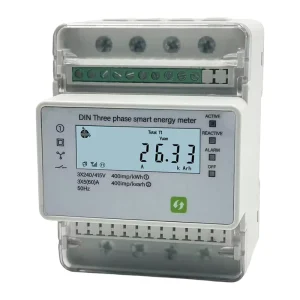 Residential Solar Energy Storage Smart Monitoring Power Meter High Accuracy 3 Phase KWH Meter Home Use