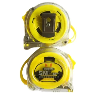 Retractable ABS Transparent Automatic Length 5m Tape Measure Shell