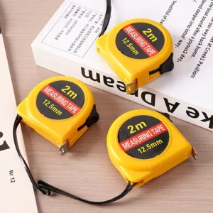 Retractable Plastic Tape Measure with Silk Screen Printing Portable Measuring Tape