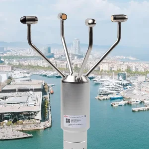 Rika RK120 08 4 20mA RS485 SDI 12 Aluminum Alloy Ultrasonic Wind Speed & Direction Transmitter Sensor Stainless Steel
