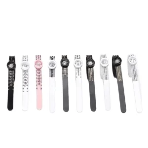 Ring Measuring Tape Magnifying Glass Finger Circumference Ring Size Tool US UK Hong Kong Sizes Ring Sizer