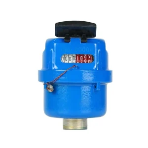 Rotary Piston Volumetric Brass Body IP68 1-Year Warranty OEM Customizable Prepaid Water Meter ISO4064 Certified