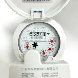 Rotary Wet Multi-Flow Water Meter IP68 Iron Threaded with Wireless Communication ISO 4064 Class B Household Use