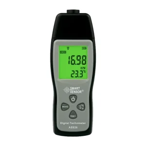 Rotational Speed Meter Digital Laser Photo Tachometer Speedometer Photoelectric Tachometer 2.5~99999 RPM Tester for Car Motor