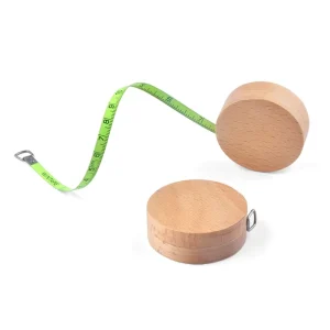 Round Self shrinking Steel Measuring Wood Tape Measure