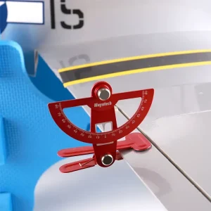 Rudder Angle Ruler Wing Level Measuring Instrument Control Surface Stroke Adjustment Tool for RC Fixed Wing Aircraft Plane