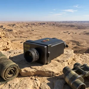 Rugged 1m Accuracy Handheld ND YAG Laser Rangefinder 1064nm Monocular External OLED Display Range Finder for Harsh Environments
