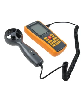 S-AM84 Digital Wind Speed Meters Anemometers with Speed Temperature and Outside Sensor Anemometer