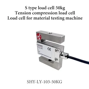 S-Type Load Cell Miniature Tension 5kg-100kg Alloy Steel High Precision 0.03% Accuracy CE RoHS Certified Floor Scale