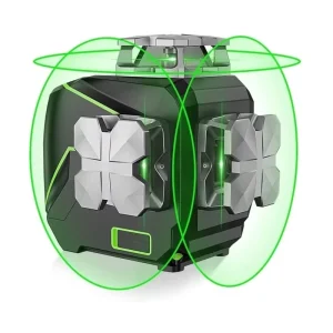 S03CG Laser Level Green Light 12 Lines 3D Auto Rotary Construction Outdoor 360 Rotating Laser Leveling with Pulse Mode