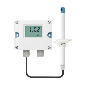 S10 PC Material Wind Speed Sensor Airflow Transmitter Measuring Instrument Duct Mounted High-Precision Anemometer 24V