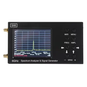 SA6 35 6200MHz 3.2″ Lcd Portable Digital RF digital spectrum analyzer 6ghz with Signal Generator