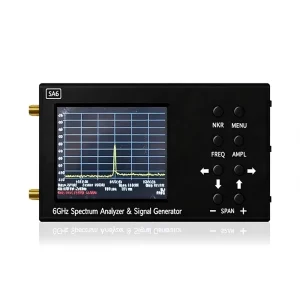 SA6 6GHz 3.2 Inch Screen 35 6200MHz with Built in Signal Generator RF Interference Hunting Field Test Handheld Spectrum Analyzer