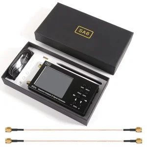 SA6 6GHz Optical Handheld Spectrum Analyzer 134x74x21mm Portable 1 Year Warranty 35 6200 MHz Built in Signal Generator PC
