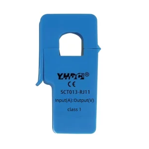 SCT013-RJ11 Split Core Current Transformer Voltage Output 0.333V/1V AC 5-100A Input 1% Accuracy Ferrite Core RJ11 Connector