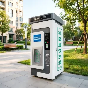 SDK Enabled 800GPH Small Size POS Supported Water Vending Machine with Cloud Based Management UVend Light Sanitization