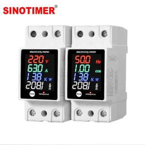 SDM 018 Multifunction Energy Meter 220V 63A Real time Display for Voltage Current Power kWh High Brightness LED Display Meter