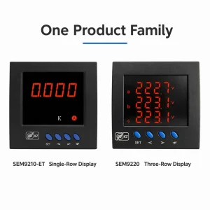 SEM Series LED Display Multifunction Power Meter 72x72mm 92x92mm Digital Panel Meter