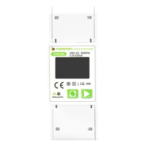 SEM2250 RS485 DIN Rail Energy Meter Single Phase 80A Smart Power Meter with Bi directional Metering