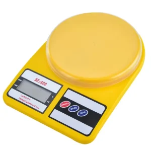 SF400 Digital Kitchen Scale 10KG 1g Household Weight Meter Various Color Options Battery Powered