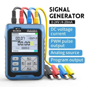 SG 003A Sine Wave Adjustable 0 10V Current Voltage Simulator 4 20mA Signal Generator Transmitter Calibrator LCD OEM
