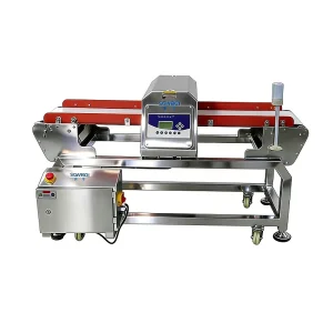 SGWEIGH Automatic High Accuracy Metal Detector Food Detection Conveyor Carton Box Bag Bottle Auto learning Features