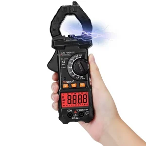 SK-8880A High-Accuracy AC/DC Clamp Meter 600A 4000 Counts Voice Broadcast Digital Multimeter DC Current CAT II 600V Safety LED