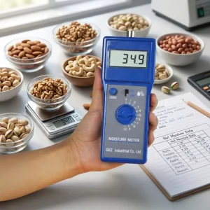 SKZ111K 2A CE Certification Probe Length 600mm Insertion Type Moisture Testers for Nuts Hazelnuts Pistachios