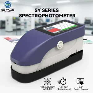 SKZ3060 Premium Spectrometer 400 700nm 10nm Interval Auto Calibration 30+ Color Indexes APP Mass Storage