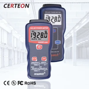 SM206 Solar Irradiance Meter Digital Portable PV Panel Radiation Pyranometer Solar Power Meter