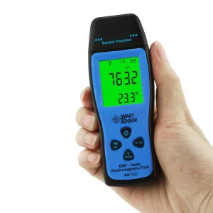 SMART SENSOR Electromagnetic Radiation Detector 30Hz-300Hz Frequency Range Sound Alarm for Household Appliances