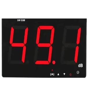 SNDWAY Large Screen Digital Sound Level Meter 30~130db Wall Hanging Noise Db Meter Measuring With USB Transfer Data Storage