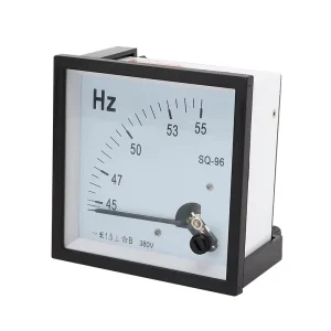 SQ 96 Pointer Type AC Frequency Meter 96*96 Current Measuring Instrument