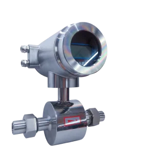 SS304 High Accuracy Digital Electromagnetic Flowmeter for Liquid Beverages Salt Water China Import Thread Connection OEM