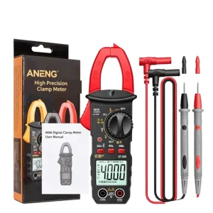 ST180 4000 Counting Digital AC Current Multimeter Clamp Meter Voltage Tester Automotive Amplifier Hertz Capacitor NCV Ohm Tool