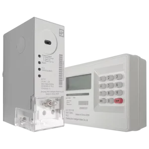 STS Prepaid Single Phase Meter High Precision LCD Display 80A Rated Current Uplink PLC Communication Downlink with PLC CIU