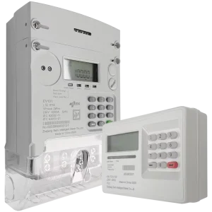 STS Single Phase PLC Communication 100A Prepaid Smart Grid Energy Meter Digital LCD Display Multifunction Power Factor
