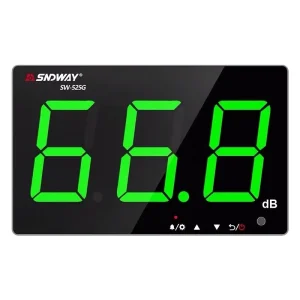 SW-525G Wall-mounted Sound Level Meter 30-130 Db Digital Noise Meter Decibel Monitoring Noise Sound Level Meter