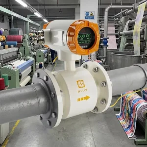 SY LD Custom Logo Food Grade Digital Dual Channel Electromagnetic Flow Meter for Tank Level 220V Totalizer