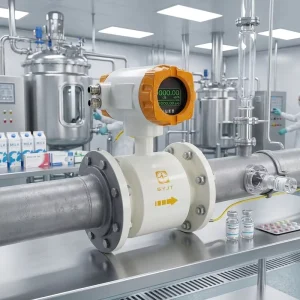 SY LD Food Medicine Battery Powered Heavy Duty Electromagnetic Flow Meter for Tank Level Smart Monitoring