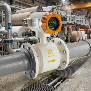 SY LD Papermaking Magnetic Stainless Steel Magnetic Water Flowmeter Battery Power Electromagnetic Flow Meter