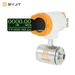 SY LD Stainless Steel Industrial Wastewater Electromagnetic Flowmeter Oil Digital 4 20mA Output RS485 Sanitary Transmission