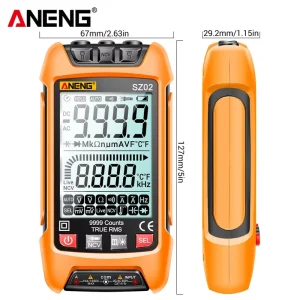 SZ02 Digital Multimeter 9999 Counts High-precision Electrical Maintenance Instrument