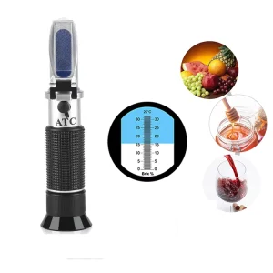 Saccharometer 0-32% Sugar Brix Hand Held Manual Refractometer