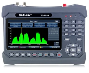 Satlink ST 6986 Digital DVB-S/S2X/T/T2/C Combo Meter Satellite Signal Finder Spectrum Analyzer