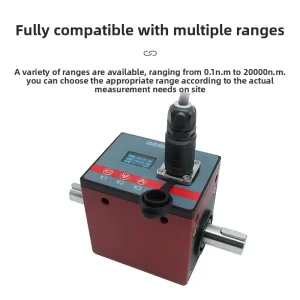 Screen Display Dynamic Torque Sensor Moment Measurement Torsion Speed Power Sensor 0.1-20000Nm Non-standard Customization