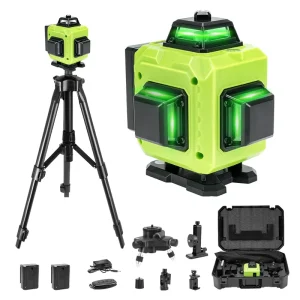 Self Leveling Laser Level Green 360° 16 Lines Auto Calibration OEM CE for Home Renovation Contractors