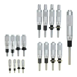 Self Locking Micrometer Measuring Head With Mounting Nut Precision Differential Head 0 6.5 0 13 High Accuracy Micrometer Head