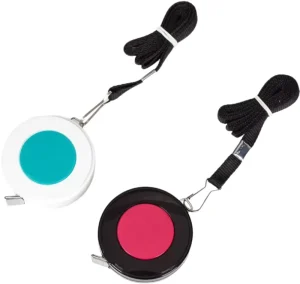 Self-Shrinking Retractable Double-Sided Soft Tape Measure Imperial System 6mm Blade Width 1.5M Length Automatic