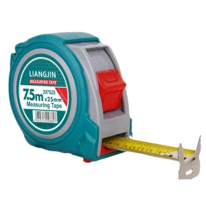 Self-Winding High Precision Auto Lock Metric Imperial Steel Tape Measure 7.5m Thickened Anti-Fall 0.15mm Blade 23mm